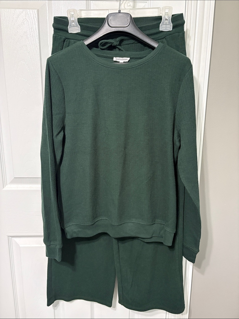 Women's 2 Piece Lounge Set Forest  Green